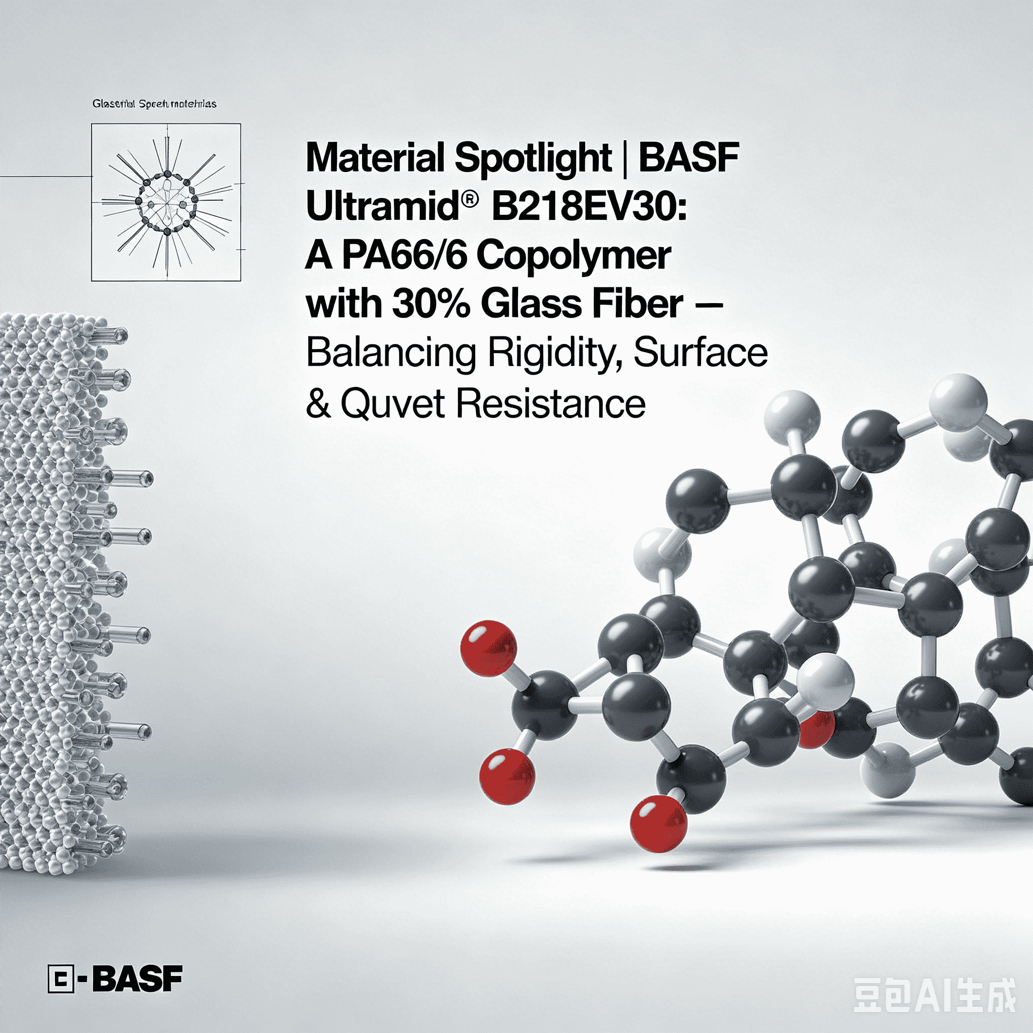 Sorotan Materi | BASF Ultramid® B218EV30: Kopolimer PA66/6 dengan 30% Serat Kaca – Menyeimbangkan Kekakuan, Kualitas Permukaan & Ketahanan Panas